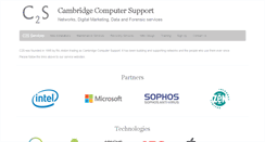 Desktop Screenshot of c2s.uk.net